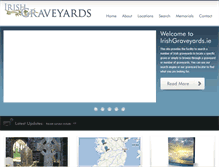Tablet Screenshot of irishgraveyards.ie